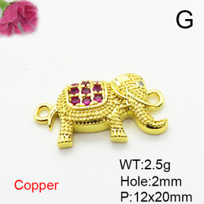 Fashion Copper Links Connectors  XFL02446vail-L002