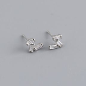 925 Silver Earrings WT:0.64g 6.7*5.8mm JE1932bbpn-Y10 EH1394