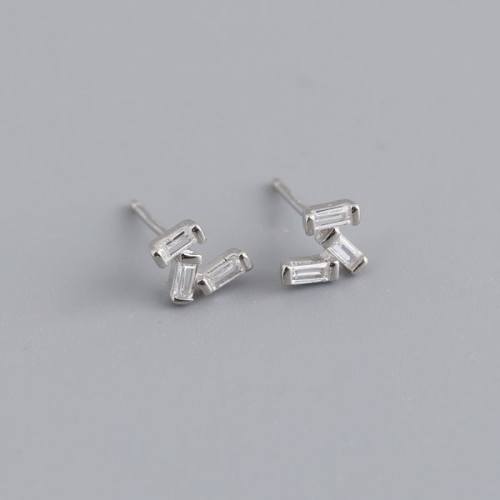 925 Silver Earrings WT:0.64g 6.7*5.8mm JE1932bbpn-Y10 EH1394
