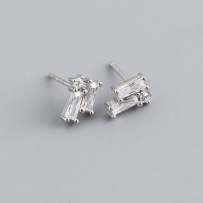 925 Silver Earrings WT:1.05g 5.8*8.5mm JE1938bhim-Y10 EH1395