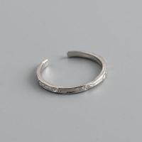 925 Silver Ring WT:0.83g 2*16.3mm JR1954bhho-Y10 JZ1033