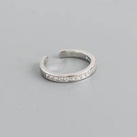925 Silver Ring WT:2.2g 2.9*17.2mm JR1960aijm-Y10 JZ1038