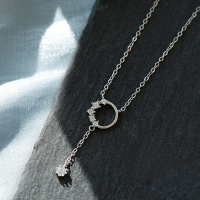 925 Silver Necklace WT:1.7g N:450mm(Adjustable)P:11mm JN2064aimh-Y16 N489