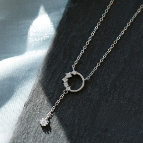 925 Silver Necklace WT:1.7g N:450mm(Adjustable)
P:11mm JN2064aijp-Y16 N489