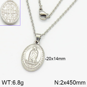 Stainless Steel Necklace  2N2001526vbmb-256