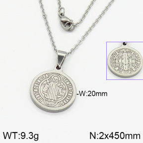 Stainless Steel Necklace  2N2001543bbml-256