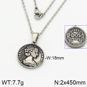 Stainless Steel Necklace  2N2001544bbml-256