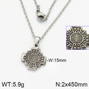 Stainless Steel Necklace  2N2001580bbml-256