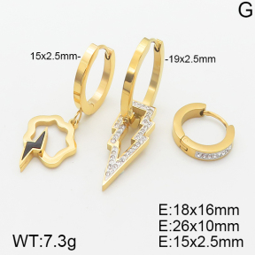 Stainless Steel Earrings  5E4001214bhva-669