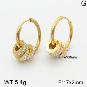 Stainless Steel Earrings  5E4001218bhva-669