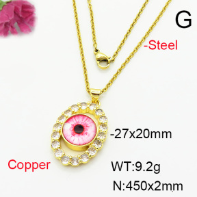 Fashion Copper Necklace  F6N404232baka-L002