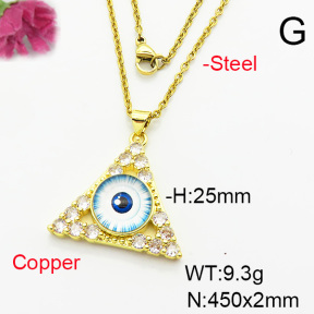 Fashion Copper Necklace  F6N404240baka-L002