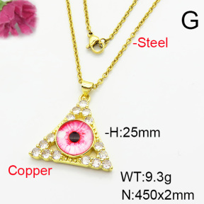 Fashion Copper Necklace  F6N404241baka-L002
