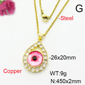 Fashion Copper Necklace  F6N404244baka-L002