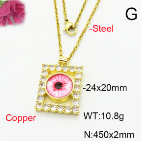 Fashion Copper Necklace  F6N404246baka-L002