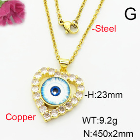 Fashion Copper Necklace  F6N404252baka-L002