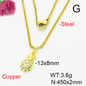 Fashion Copper Necklace  F6N404287vaia-L002