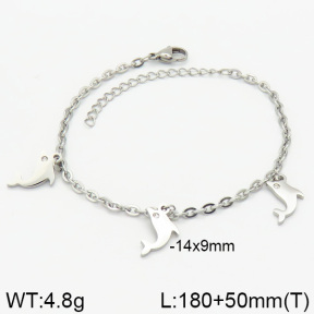 Stainless Steel Bracelet  2B4001705bbov-706