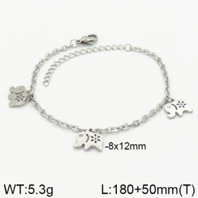 Stainless Steel Bracelet  2B4001707bbov-706