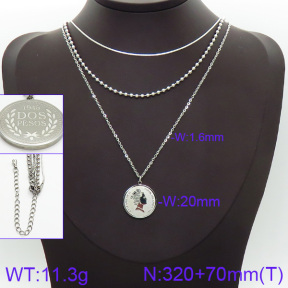 Stainless Steel Necklace  2N2001629ahjb-684