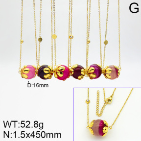 Stainless Steel Necklace  2N4001059amaa-666