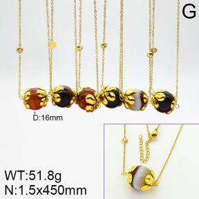 Stainless Steel Necklace  2N4001060amaa-666