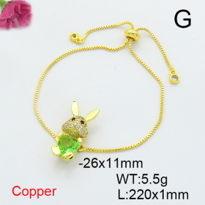 Fashion Copper Bracelet  F6B405174aajl-G030