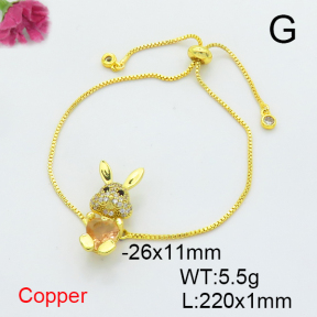 Fashion Copper Bracelet  F6B405175aajl-G030