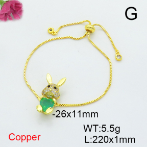 Fashion Copper Bracelet  F6B405177aajl-G030