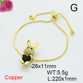 Fashion Copper Bracelet  F6B405179aajl-G030