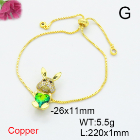Fashion Copper Bracelet  F6B405181aajl-G030