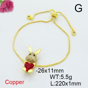 Fashion Copper Bracelet  F6B405183aajl-G030