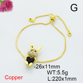 Fashion Copper Bracelet  F6B405184aajl-G030