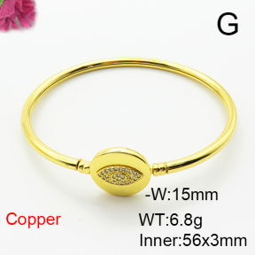 Fashion Copper Bangle  F6BA41499bhva-L002