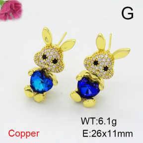 Fashion Copper Earrings  F6E403857vbnb-G030