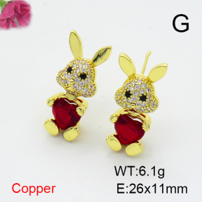 Fashion Copper Earrings  F6E403866vbnb-G030