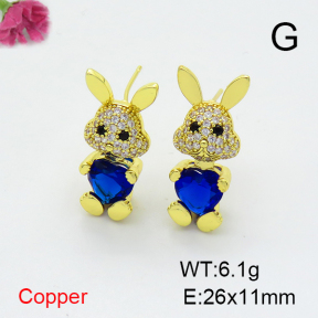 Fashion Copper Earrings  F6E403868vbnb-G030