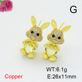 Fashion Copper Earrings  F6E403870vbnb-G030