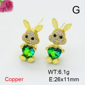 Fashion Copper Earrings  F6E403874vbnb-G030
