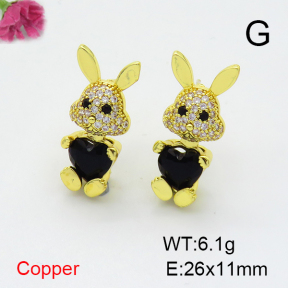 Fashion Copper Earrings  F6E403876vbnb-G030
