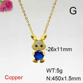 Fashion Copper Necklace  F6N404312aajl-G030