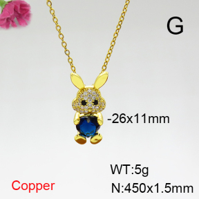Fashion Copper Necklace  F6N404320aajl-G030