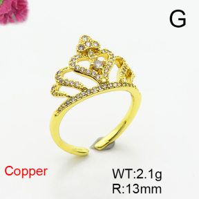 Fashion Copper Ring  F6R401089aakl-L002