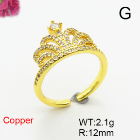 Fashion Copper Ring  F6R401090ablb-L002