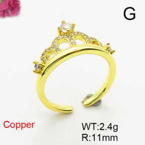 Fashion Copper Ring  F6R401091baka-L002