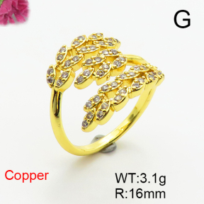 Fashion Copper Ring  F6R401092ablb-L002