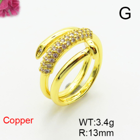 Fashion Copper Ring  F6R401093aakl-L002