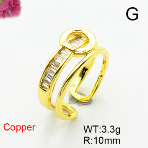 Fashion Copper Ring  F6R401094vbll-L002