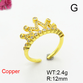 Fashion Copper Ring  F6R401095aakl-L002