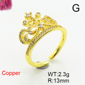 Fashion Copper Ring  F6R401097ablb-L002